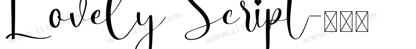 Lovely Script字体转换 Lovely Script字体转换
